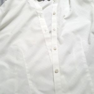 white button up